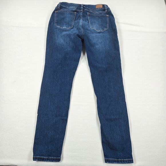 Judy Blue Mid Rise Button Fly Stretch Denim Skinny Fit Jeans Women's Size 9/29 - Picture 7 of 7